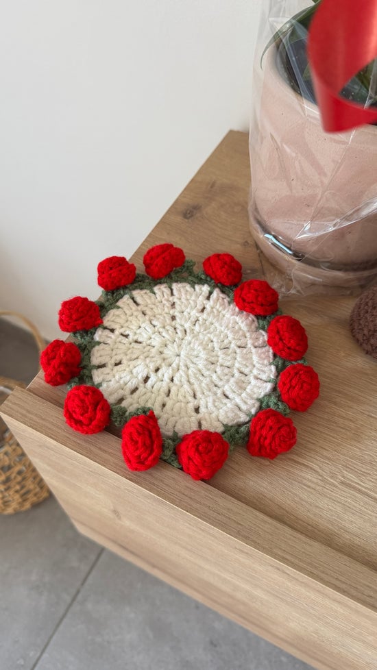 🌸Handmade Crochet Coaster