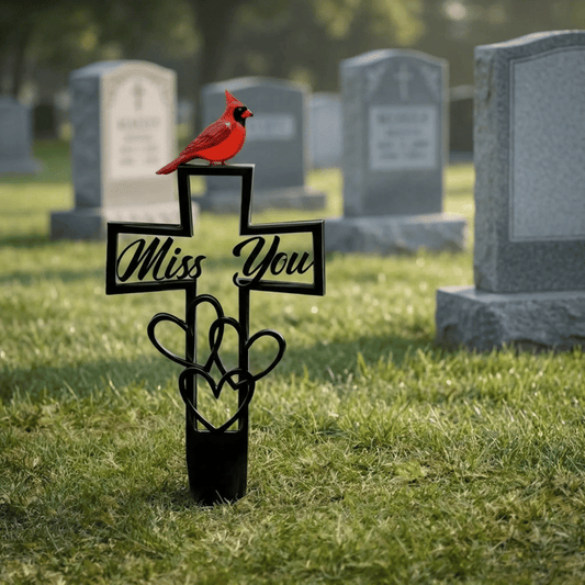 Metal Cemetery Memorial Plaque for Remembrance