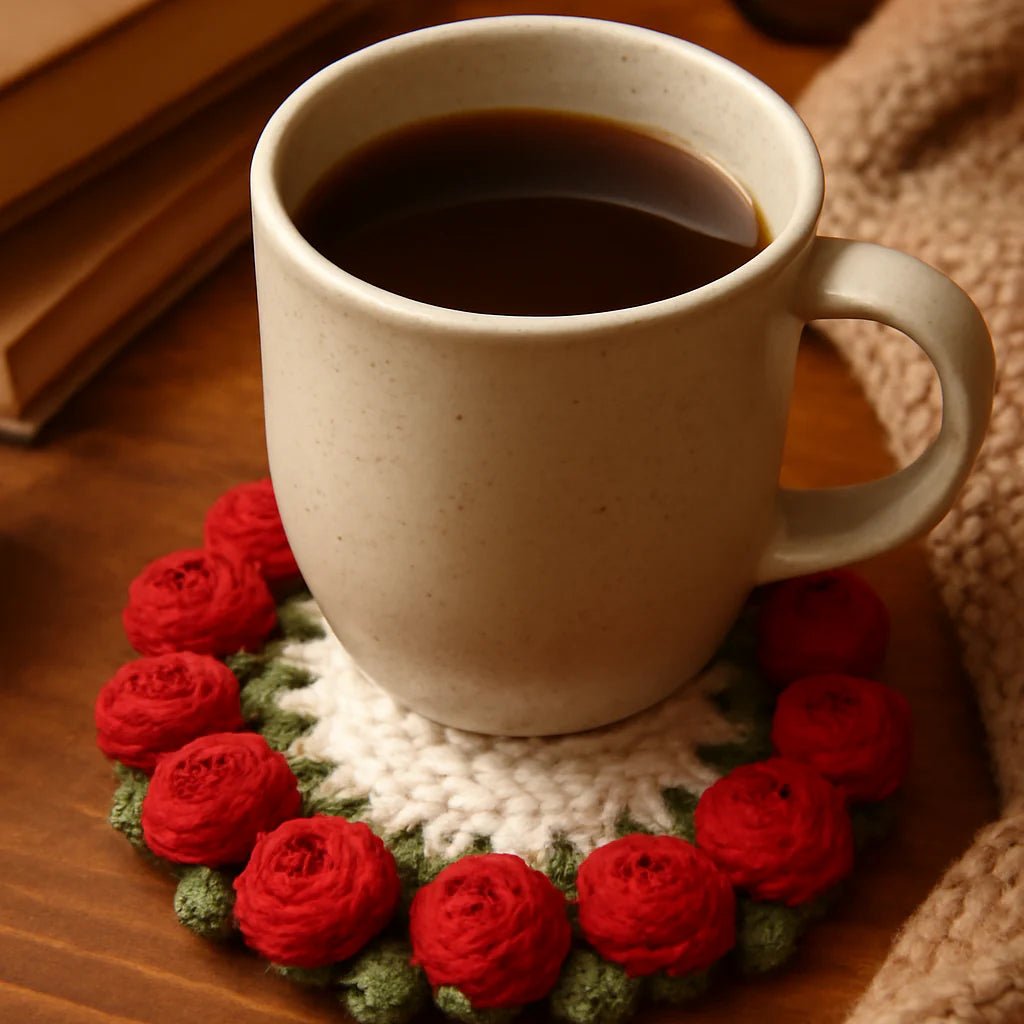 🌸Handmade Crochet Coaster