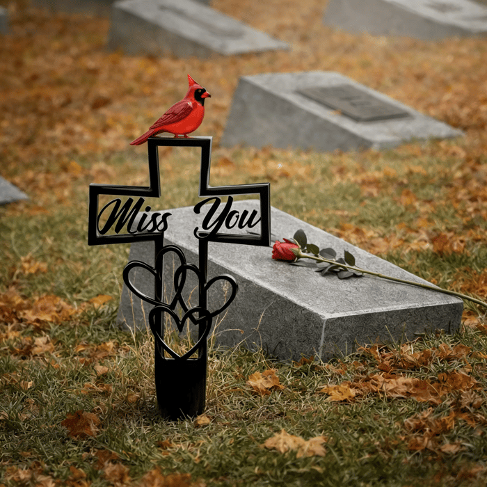 Metal Cemetery Memorial Plaque for Remembrance