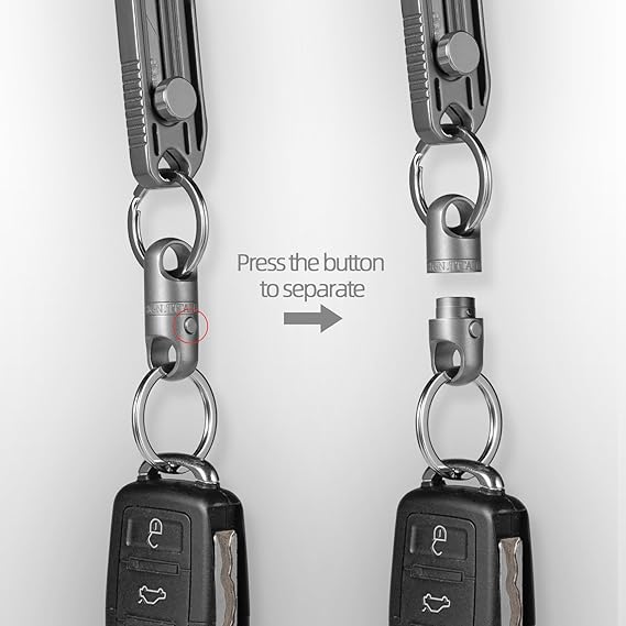 Titanium Alloy Magnetic Buckle Keychain