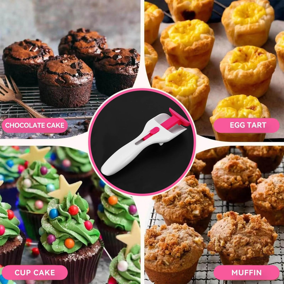 Cake Batter Distribution Scoop