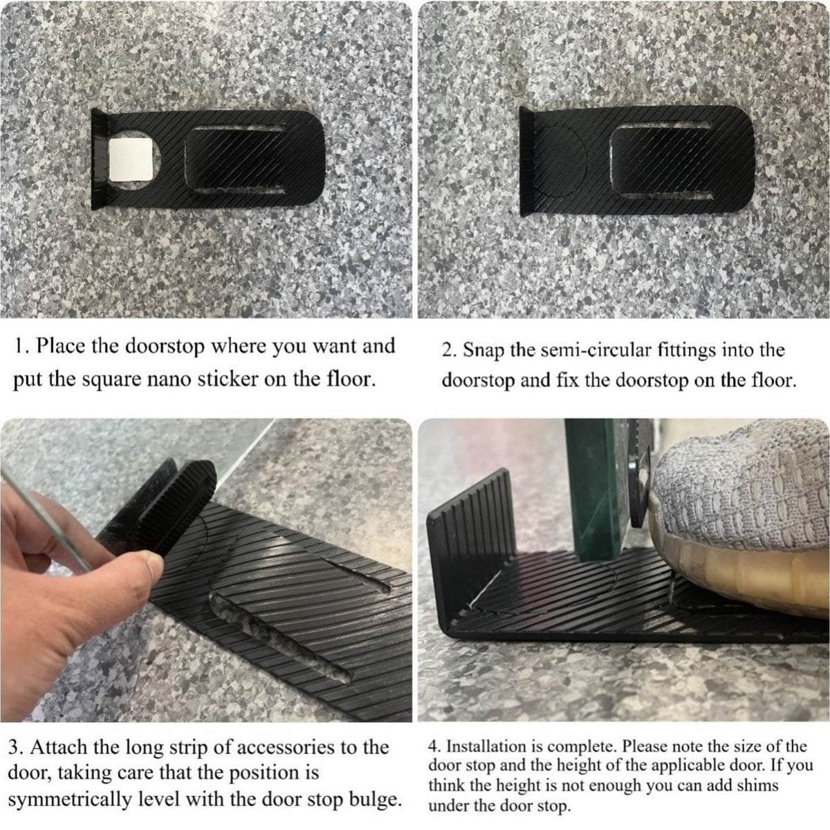 Multifunctional Spring Door Stopper