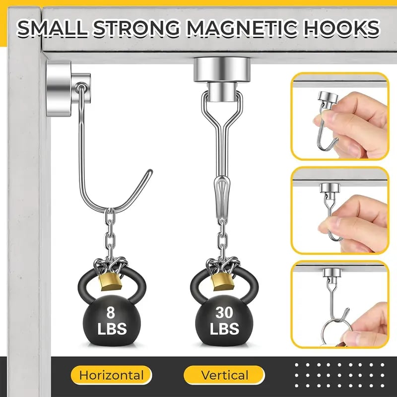 🔥2025 New Arrival🔥-Swivel Swing Magnetic Hook