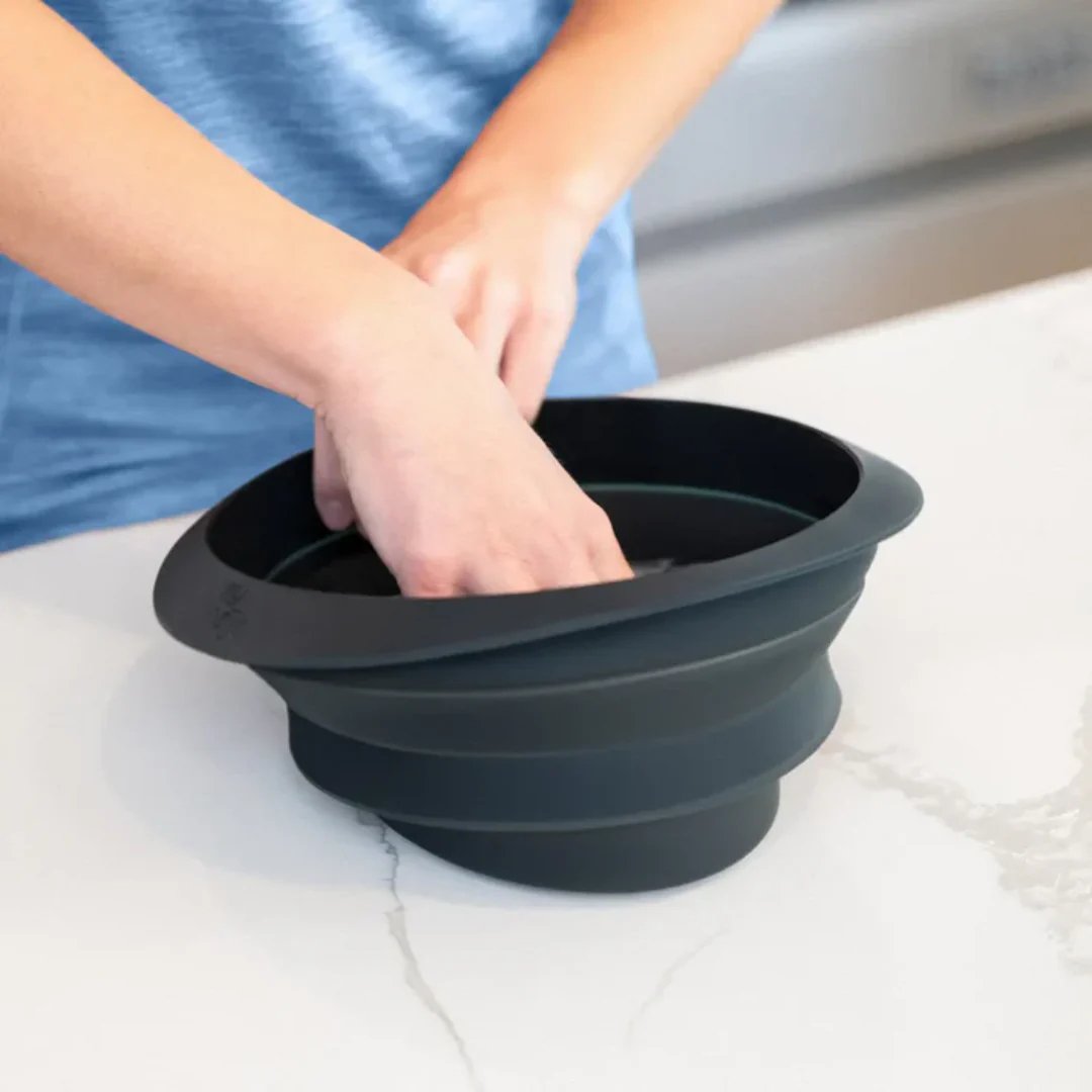 Facial Ice Bath Fold Silicone Bucket