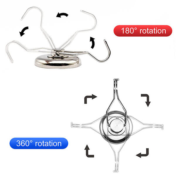 🔥2025 New Arrival🔥-Swivel Swing Magnetic Hook