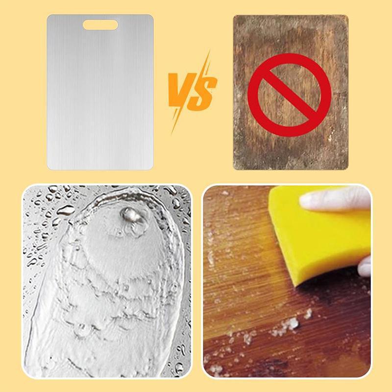 🔥HOT SALE🔥Stainless Steel Double Sided Chopping Board