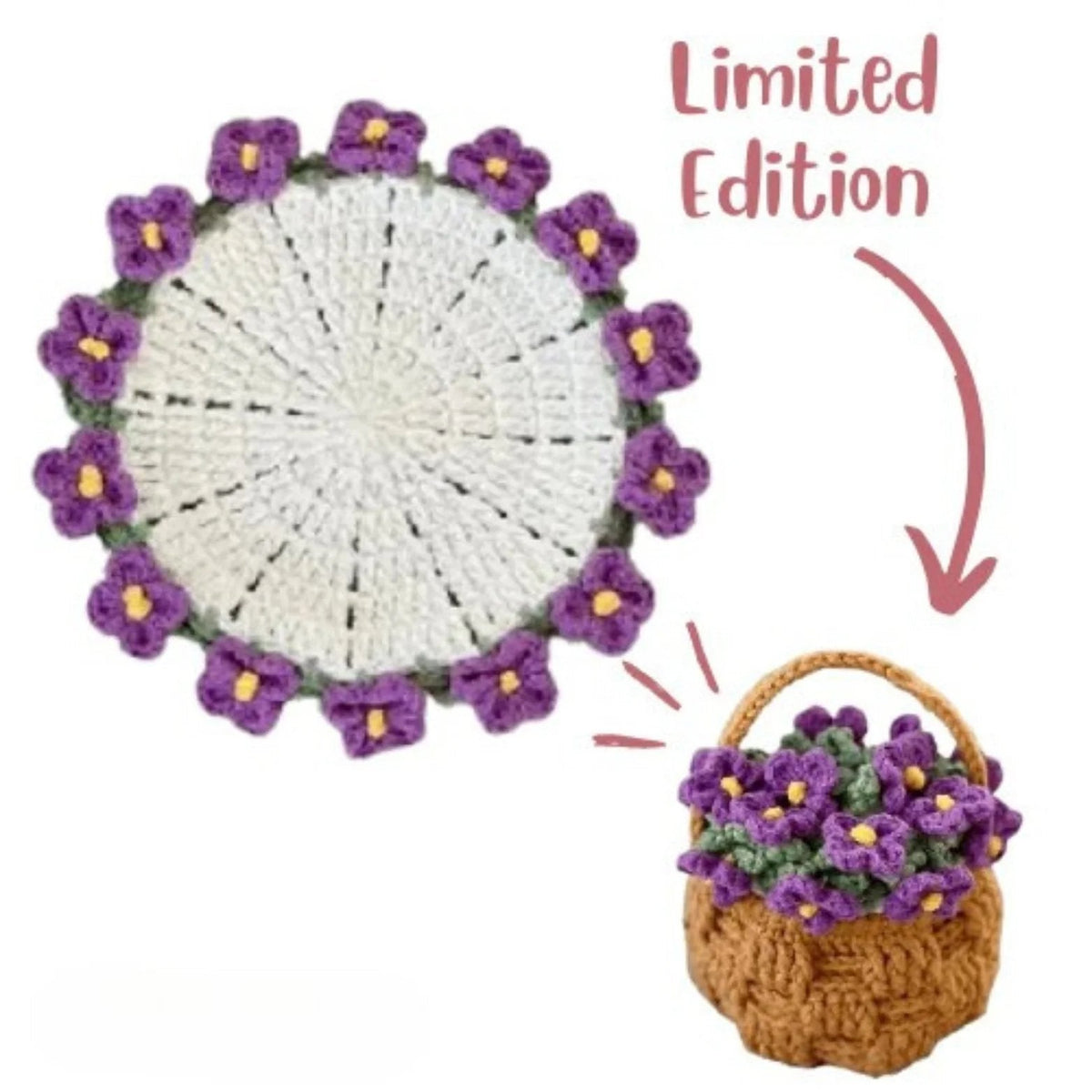 🌸Handmade Crochet Coaster