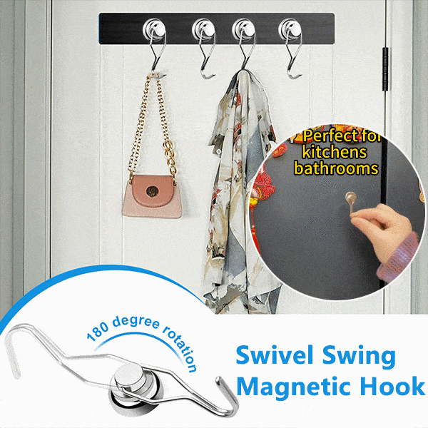🔥2025 New Arrival🔥-Swivel Swing Magnetic Hook