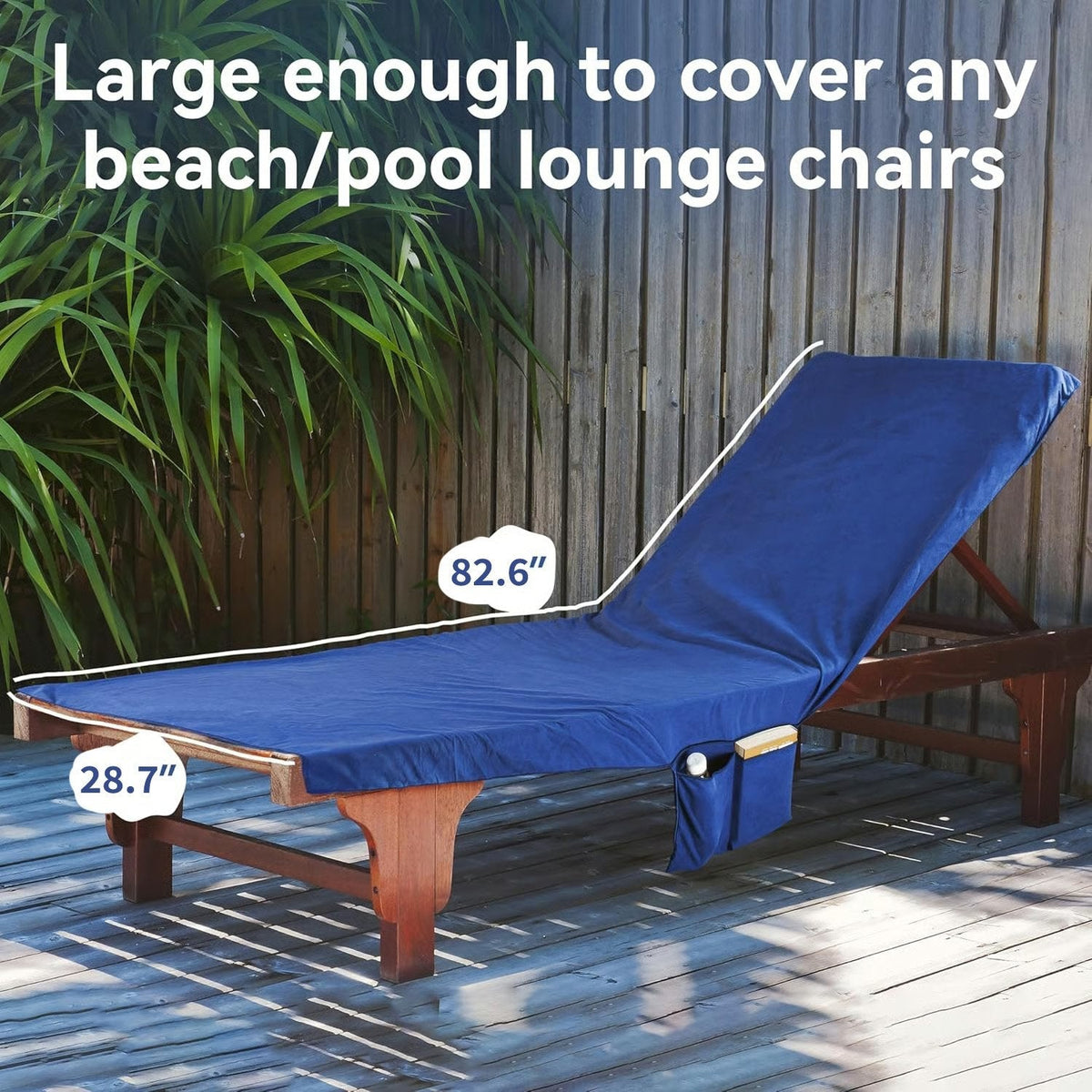🏖️Summer Hot Sale - ONLY ￡13.99!!⚡50K+ SOLD!🌞🌊Sun Lounger Towel in Bag with Pockets Storage