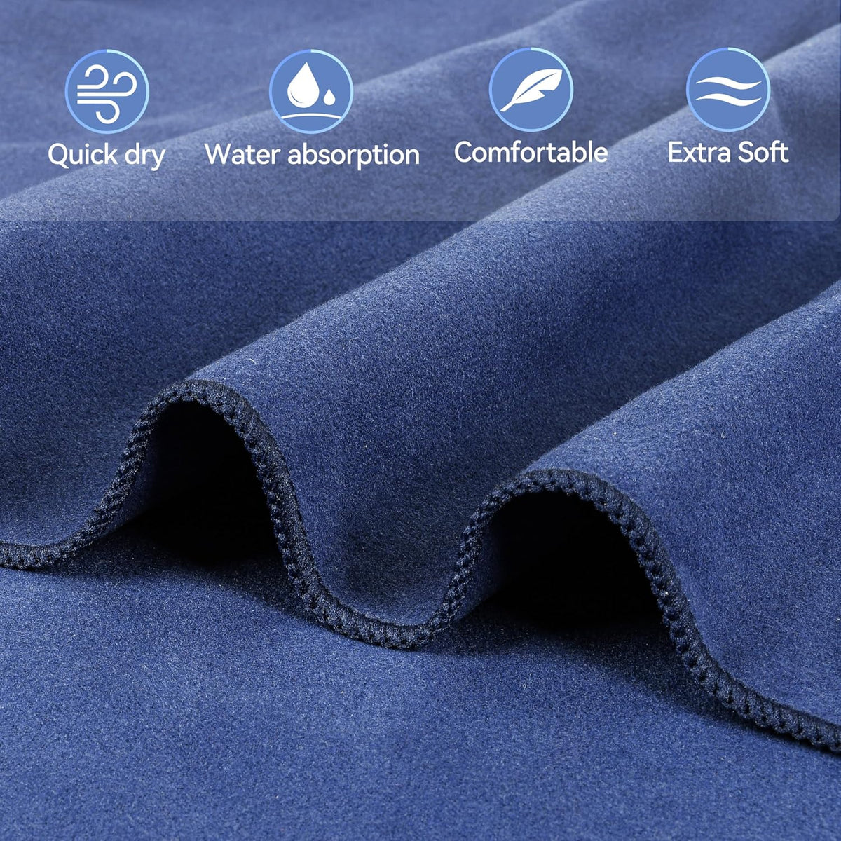 🏖️Summer Hot Sale - ONLY ￡13.99!!⚡50K+ SOLD!🌞🌊Sun Lounger Towel in Bag with Pockets Storage