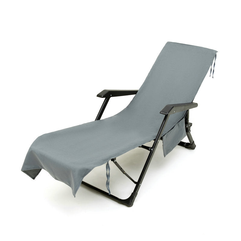 🏖️Summer Hot Sale - ONLY ￡13.99!!⚡50K+ SOLD!🌞🌊Sun Lounger Towel in Bag with Pockets Storage