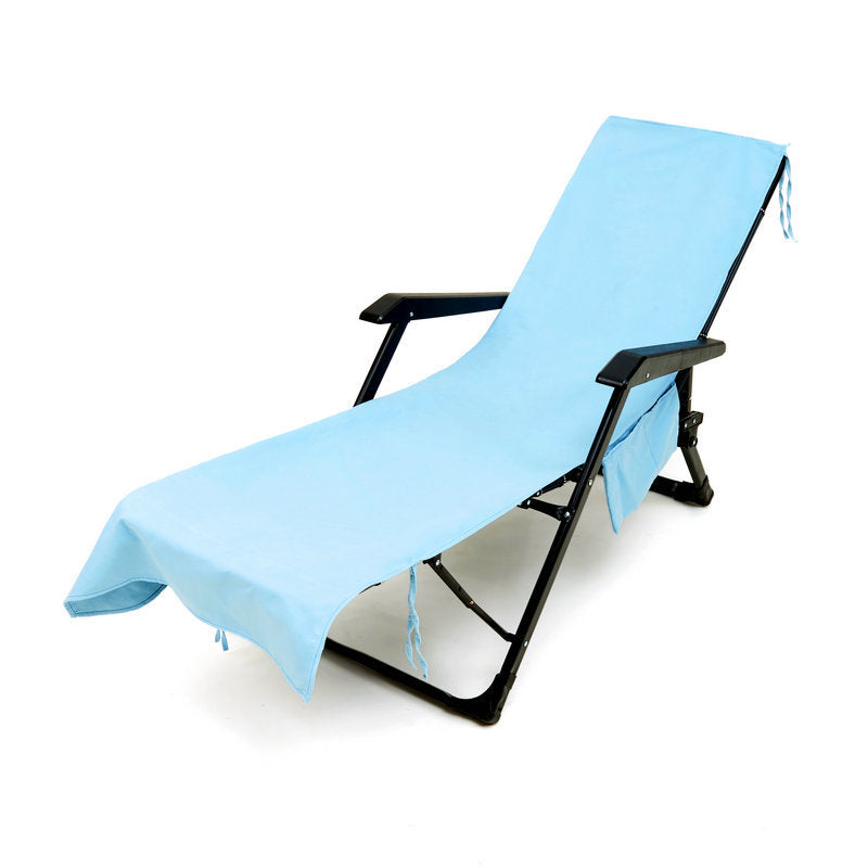 🏖️Summer Hot Sale - ONLY ￡13.99!!⚡50K+ SOLD!🌞🌊Sun Lounger Towel in Bag with Pockets Storage
